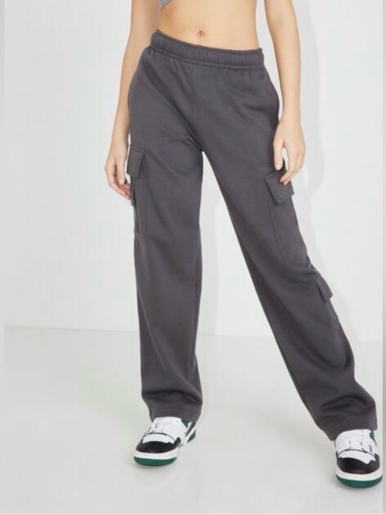 Garage Pants - Garage Charcoal Gray Cargo Sweatpants